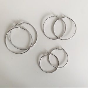 HOOP EARRING SET OF 3